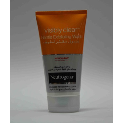 visibly clear gentle exfoliating wash 150ml