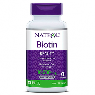 Biotin 10000 mcg Natrol ( biotin ) 100 tablets Vegetarian