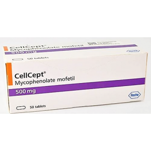 Cellcept  500 mg ( mycophenolate mofetil ) 50 capsules 