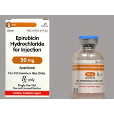 Epirubicin 50 mg vial ( Epirubicin Hydrochloride ) solution for injection