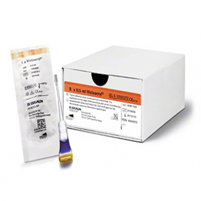 HISTOACRYL ® ( MONOMERIC N-BUTYL-2-CYANOACRYLATE ) 5 X 0.5 ML INJECTIONS