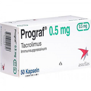 Prograf 0.5 mg ( Tacrolimus ) 100 capsules