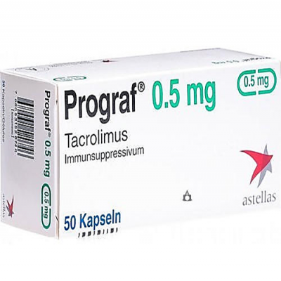 Prograf 0.5 mg ( Tacrolimus ) 100 capsules