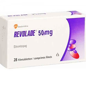 Revolade ® 50 mg ( Eltrombopag Olamine ) 14 film-coated tablets