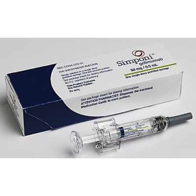 Simponi ® 50 mg ( golimumab ) solution for injection in pre-filled syringe