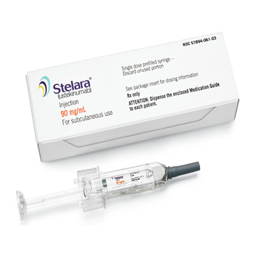 STELARA 45 mg ( ustekinumab ) solution for injection in prefilled syringe