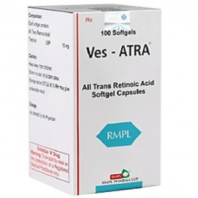 VES - ATRA 10 MG ( TRETINOIN ) 100 SOFT GELATIN CAPSULES