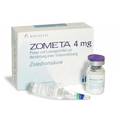 Zometa 4 mg ( Zoledronic ) vial for IV infusion