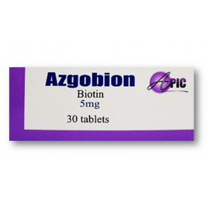 Azgobion 5 mg ( Biotin ) 30 tablets
