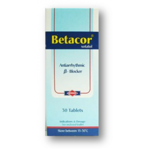 Betacor 80 mg ( Sotalol ) 30 tablets