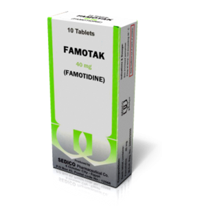 FAMOTAK 40 MG ( FAMOTIDINE ) 20 TABLETS 