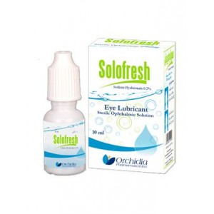 Solofresh 0.2 % Eye Drops ( Sodium Hyaluronate ) 10 ml