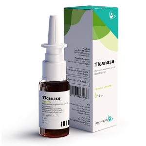Ticanase 0.05 % Nasal spray ( Fluticasone Propionate ) 12 gm