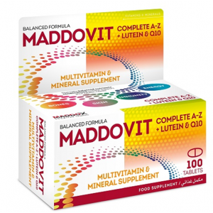 MADDOVIT COMPLETE A-Z MULTIVITAMIN & MINERAL SUPPLEMENT 100 TABLETS