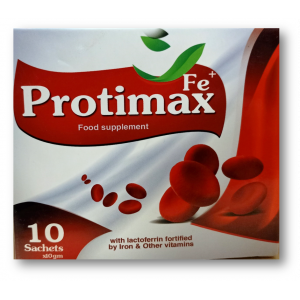 Protimax Fe Food Supplement with Lactoferrin & Vitamins 10 sachets 