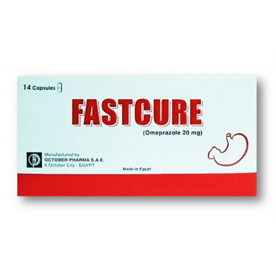 FASTCURE 20 mg ( Omeprazole ) 14 Capsules