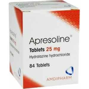 APRESOLINE 25 mg ( Hydralazine ) 84 tablets