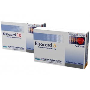 Bisocard 10 mg ( Bisoprolol Fumarate ) 30 Film-Coated Tablets 