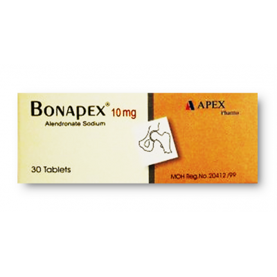 BONAPEX 10 MG ( ALENDRONATE ) 30 TABLETS