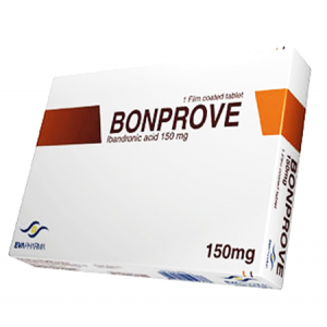 BONPROVE 150 mg ( Ibandronic Acid ) 3 Film-Coated Tablets 