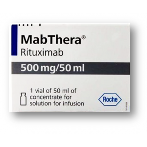 Mabthera 500 mg / 50 ml ( Rituximab ) Vial