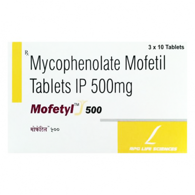 MOFETYL 500 MG ( MYCOPHENOLATE MOFETIL ) 30 FILM-COATED TABLETS