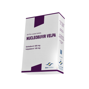 NUCLEOBUVIR VELPA ( Sofosbuvir 400 mg Velpatasvir 100 mg )  28 Tablets