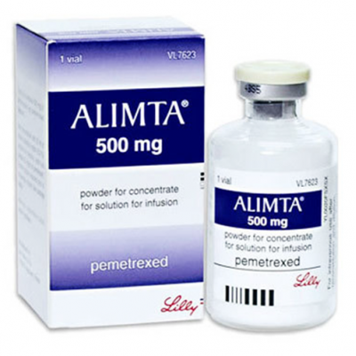 Alimta 500 mg Injection ( Pemetrexed ) powder for concentrate for solution for infusion