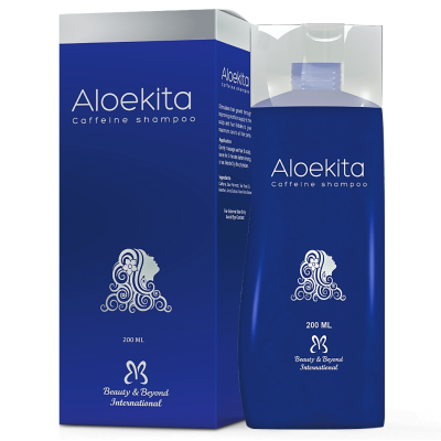 Aloekita Caffeine Hair Shampoo  ( Caffeine + Saw Palmetto + Amla + Aloe Vera + Tea Tree Oil + Menthol )  200 ML