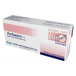 Ambezim - G tablets ( trypsin + chymotrypsin ) 30 tablets 