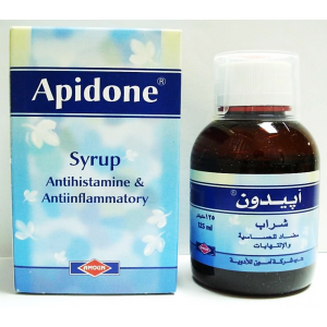 Apidone Syrup ( Chlorpheniramine 2 mg + Dexamethasone 0.5 mg ) 125 mL
