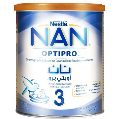 NAN 3 milk ( milk formula stage 3) 400 gm