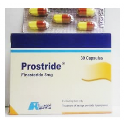 Prostride 5 mg ( Finasteride ) 30 capsules