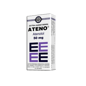 Ateno 50 mg ( Atenolol ) 20 tablets