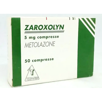 Zaroxolyn 5 mg Teofarma ( Metolazone ) 50 tablets