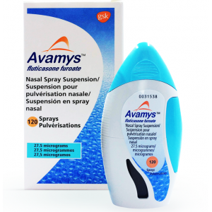 Avamys ® Nasal Spray Suspension ( Fluticasone furoate 27.5 micrograms / metered spray ) 120 doses