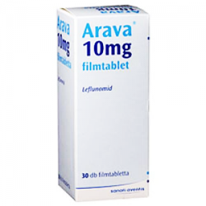 Avara 10 mg ( Leflunomide ) 30 film-coated tablets