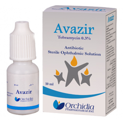 Avazir 3 mg / ml Opthalmic Solution ( Tobramycin ) 10 ml Dropper Bottle