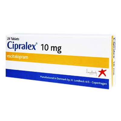 Cipralex 10 mg ( Escitalopram ) 28 film-coated tablets