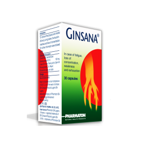 GINSANA 100 mg ( Ginseng ) 30 soft gelatin capsules