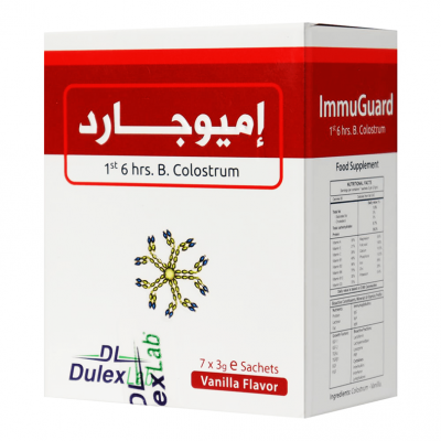 ImmuGuard ( high concentration Bovine Colostrum + Vitamins + Minerals ) 7 sachets