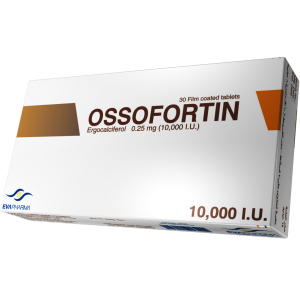 OSSOFORTIN 10000 IU 0.25 mg ( Ergocalciferol Vitamin D2 ) 30 tablets