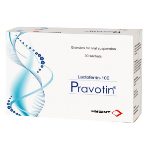 Pravotin 100 mg ( Lactofferin ) 7 sachets