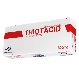 Thiotacid 300 mg ( Thioctic Acid = Alpha Lipoic Acid ) 30 film-coated tablets