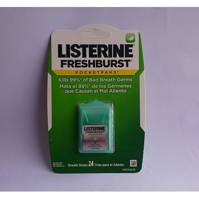 Listerine freshburst  24 tiras