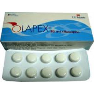 Olapex (olanzapine)10mg 30 tablets