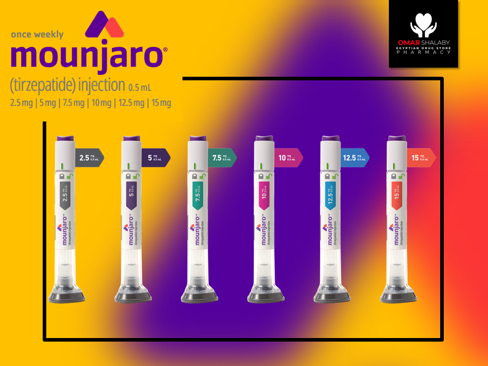 MOUNJARO 15 MG / 0.5 ML ( TIRZEPATIDE ) FOR SUBCUTANEOUS INJECTION 4  PRE-FILLED PENS