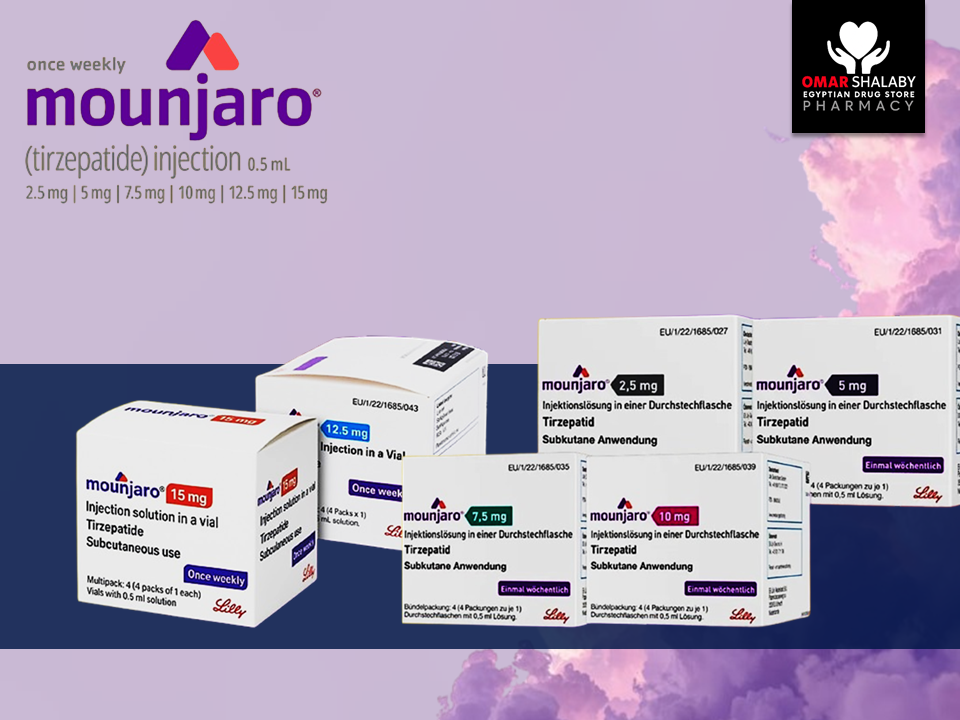 MOUNJARO 10 MG / 0.5 ML ( TIRZEPATIDE ) FOR SUBCUTANEOUS INJECTION 4 VIALS