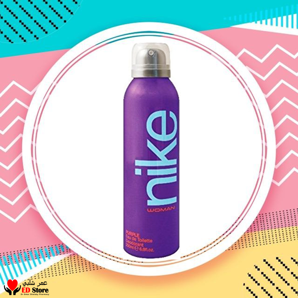 Nike Woman Purple Eau De Toilette Deodorant 200 ml