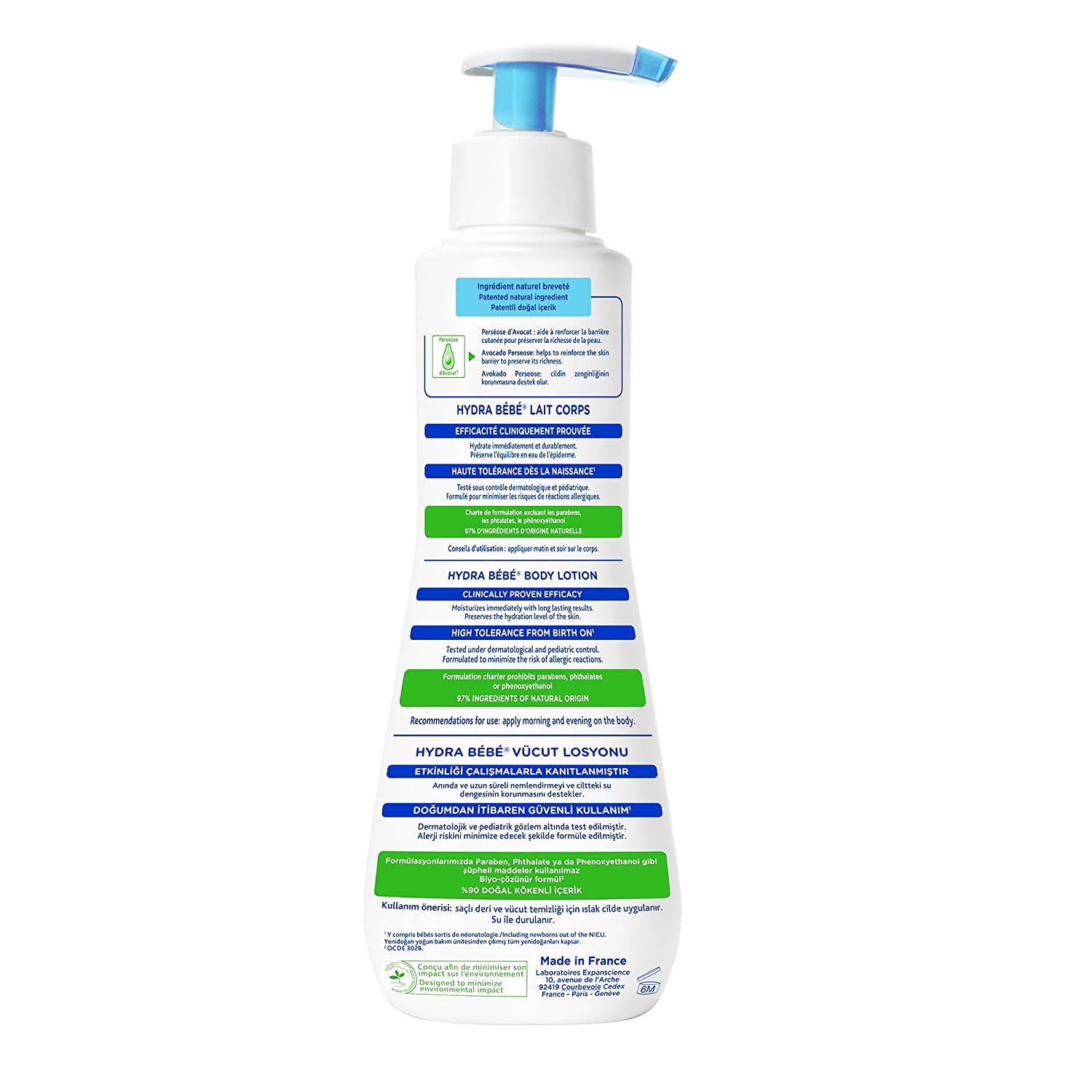 Mustela Hydra Bebe Body Lotion (avocado perseose+jojoba oil+ - Main Image
